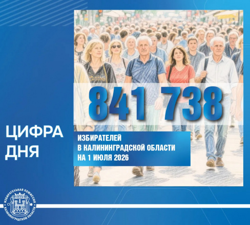 Установлена численность избирателей Калининградской области