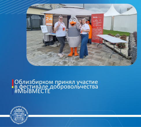 Облизбирком принял участие в фестивале добровольчества #МЫВМЕСТЕ