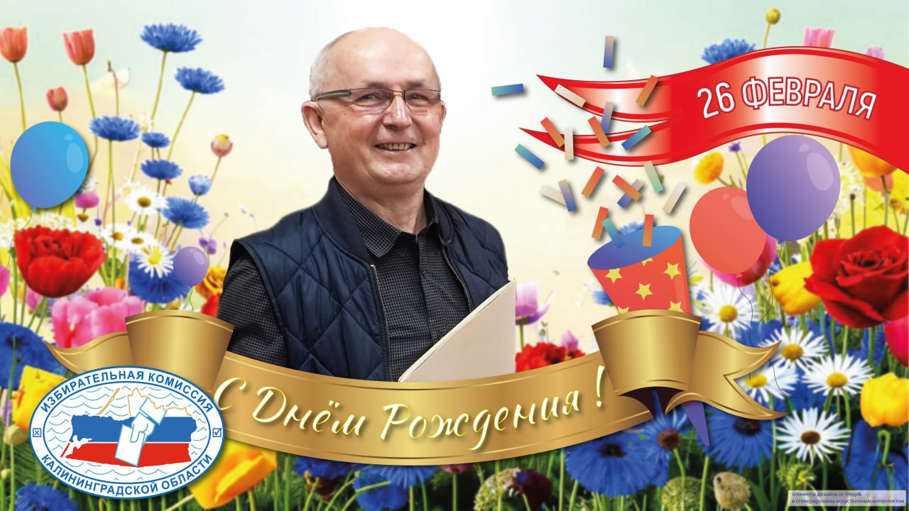 Сегодня юбилей Рафаиля Байгулова – системного администратора КСА ГАС «Выборы» Багратионовской ТИК
