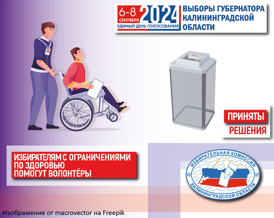 В дни голосования на выборах Губернатора Калининградской области на участках будут работать волонтеры